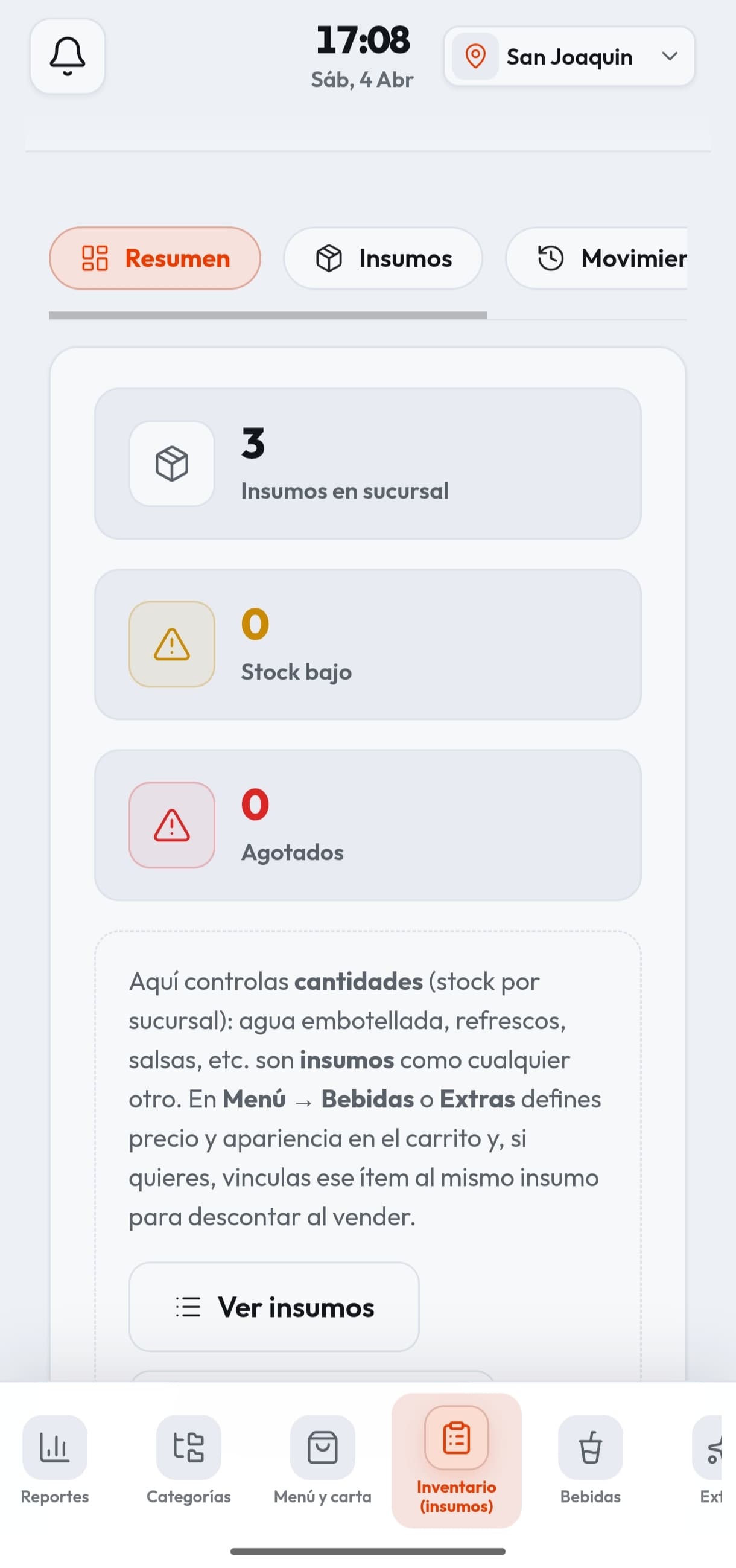 Gestión de inventario en Gcode